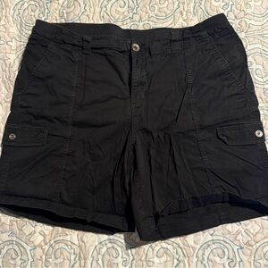 Style & Co. Classic Black Women's Cargo Shorts
